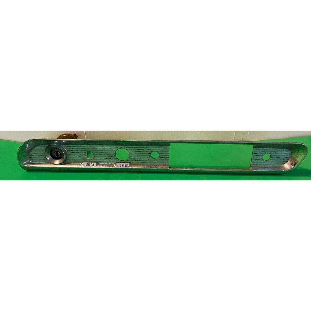 1955-56 Dodge Dash Trim Wiper Lighter Chrome Bezel Gauge Panel